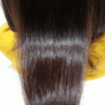 暗染めカラーでロングヘアも艶々に！【寛子さん】の髪