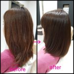 色抜けしやすい髪を、タマちゃん処方で艶々に【YUKIさん】の髪 色抜けしやすい髪を、タマちゃん処方で艶々に【YUKIさん】の髪