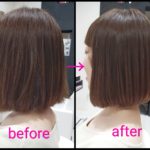 艶髪矯正ストレート‼ボブヘアが可愛い、お天気お姉さん【えいこさん】の髪 艶髪矯正ストレート‼ボブヘアが可愛い、お天気お姉さん【えいこさん】の髪