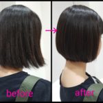 艶髪ストレート❗なボブスタイル【みくちゃん】の髪