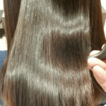 艶髪ストレートで艶々なロングヘアー【Mさま】の髪