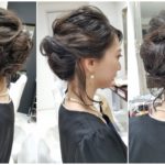 結婚式お呼ばれなお二人のヘアセット【晴香さんと萌さん】の髪