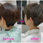 夏向き‼ショートなパーマスタイル【雅さん】の髪