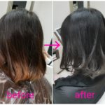 ダブルカラーでダークシルバー❗な【kiyokaさん】の髪 ダブルカラーでダークシルバー❗な【kiyokaさん】の髪