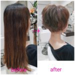 ロングヘアをバッサリ‼｢あゆみさん｣の髪
