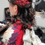 今日は、成人のヘアメイク着付け❗