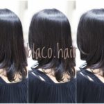 ロングヘアの毛先にデジタルパーマでワンカール！素敵女史な junkoさん。