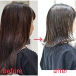 ロングヘアをバッサリ!シルバーアッシュな外ハネヘア🎵 ロングヘアをバッサリ!シルバーアッシュな外ハネヘア🎵